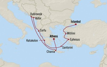 Crucero de Lujo Oceania Vista Atenas - Estambul