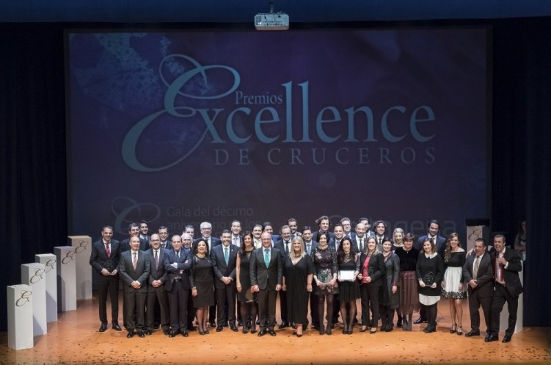 Los Premios Excellence de Cruceros logran su mayor éxito hasta la fecha en la celebración del décimo aniversario