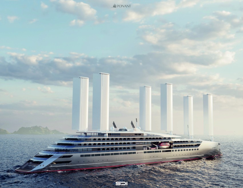 PONANT allana el camino hacia la navegación con cero emisiones de carbono con su icónico barco de nueva construcción