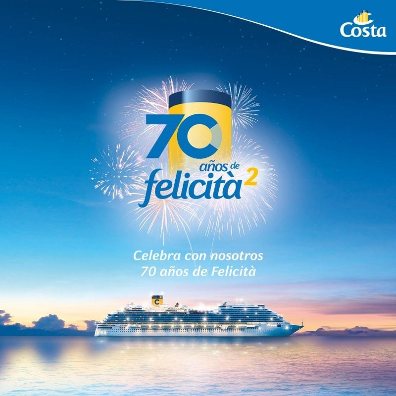 Costa Cruceros lanza una promoción por su 70 aniversario