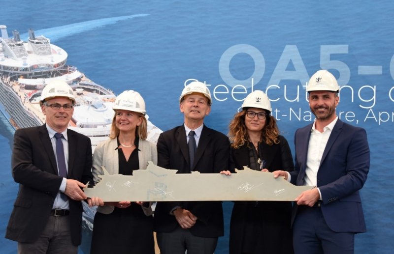 Royal Caribbean comienza la construcción del quinto barco de la clase Oasis
