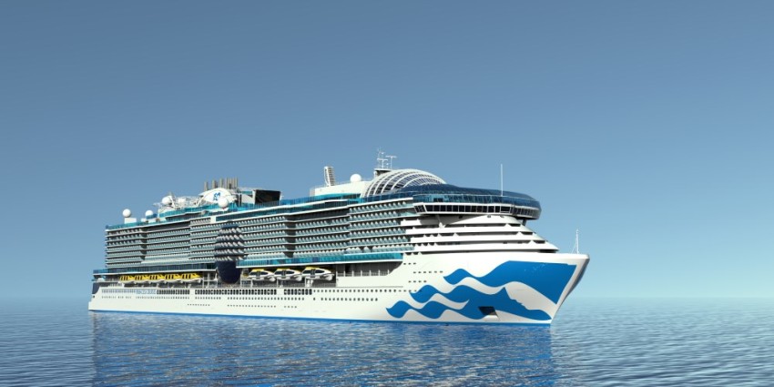 Sun Princess será el primero de la nueva generación de barcos de Princess Cruises