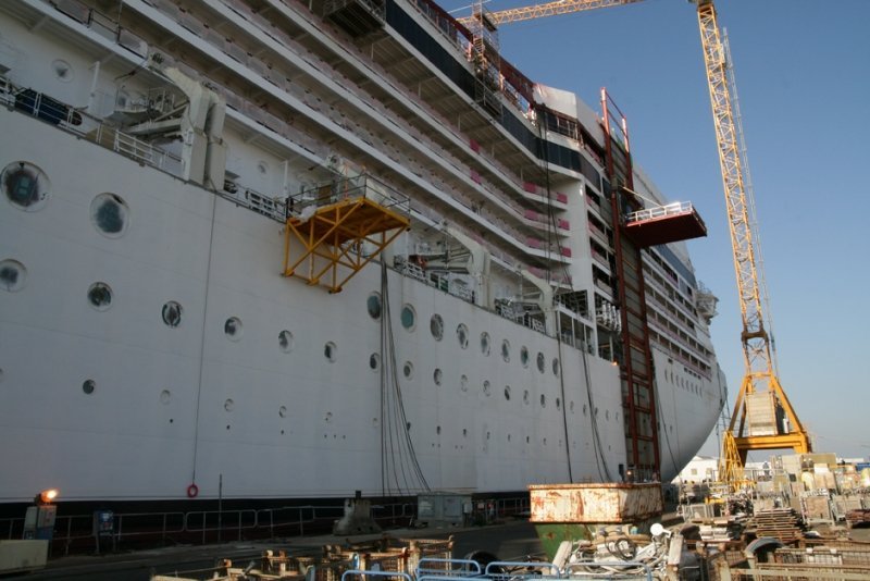 Construyendo un crucero: los camarotes