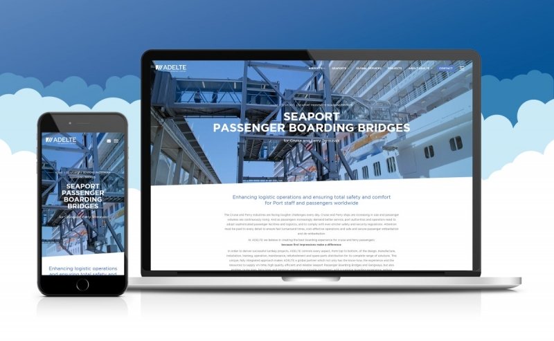 ADELTE, especialistas en pasarelas de embarque, lanza su nueva web