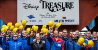 El Disney Treasure ya está en construcción en Meyer Werft