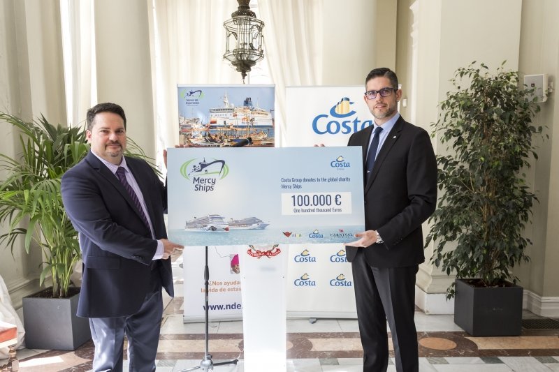 Costa Group dona 100.000€ a la ONG Naves de Esperanza