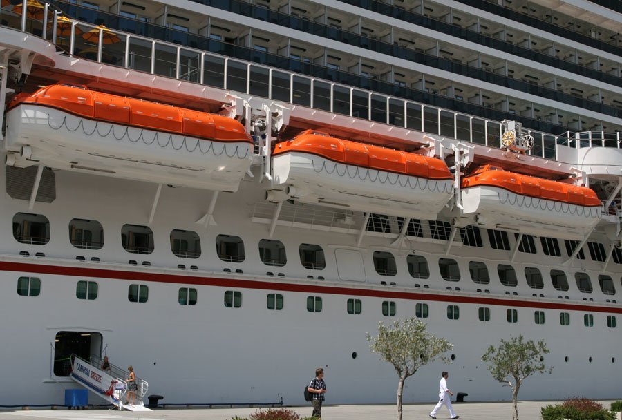 botes salvavidas crucero