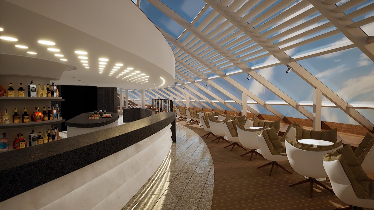 MSC World Europa outdoor areas