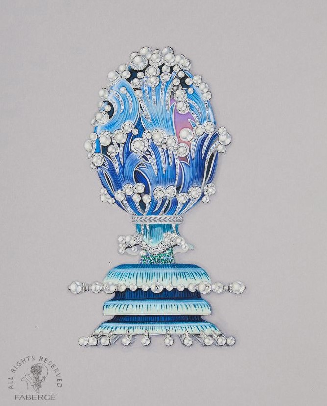 Huevo Fabergé especial Regent Seven Seas cruceros de ultra lujo