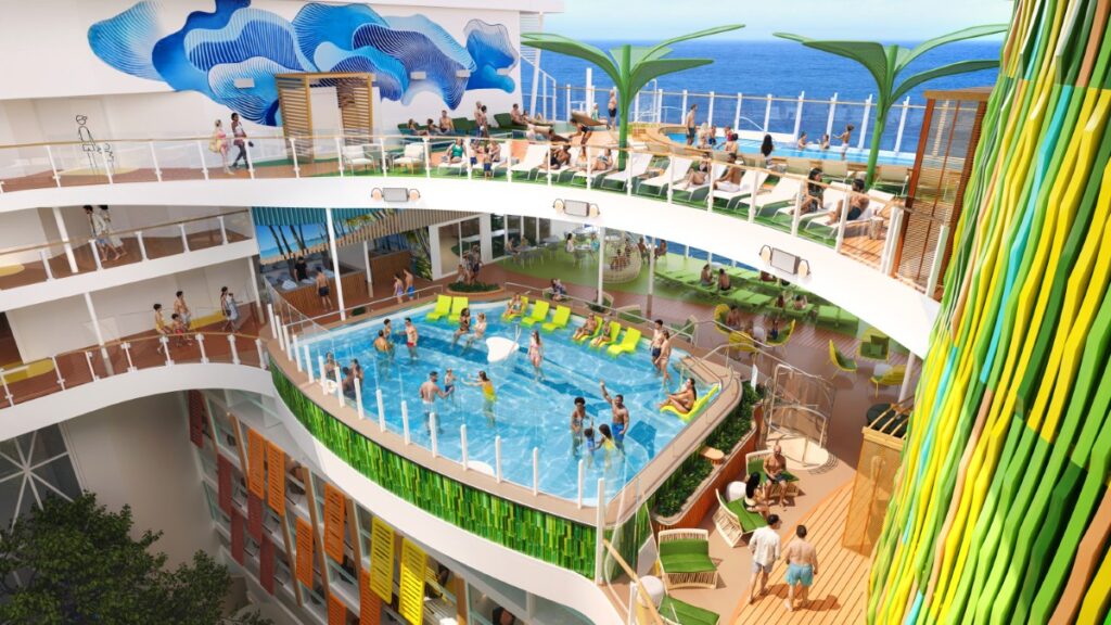 Piscina Coconut Cove en el crucero Hero of the Seas