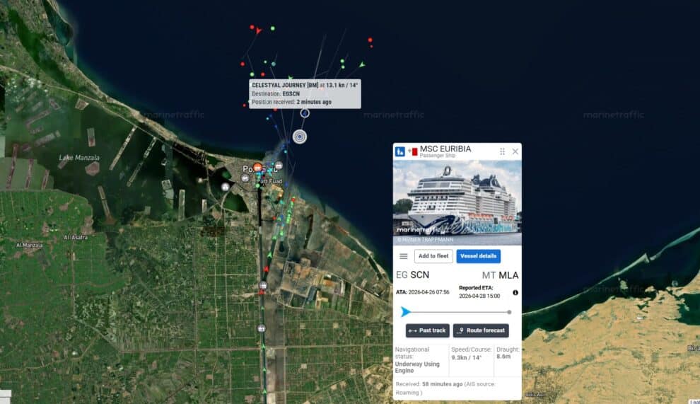 MSC Euribia y barcos de Celestyal ya en el Mediterraneo