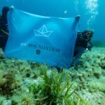 MSC Foundation flag under the waves 1400